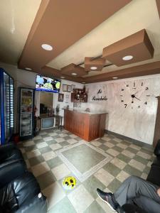 TV a/nebo společenská místnost v ubytování Hotel Mi Ranchito