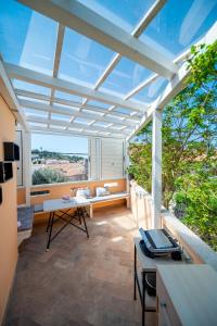 Balkón alebo terasa v ubytovaní Apartments Vitoria