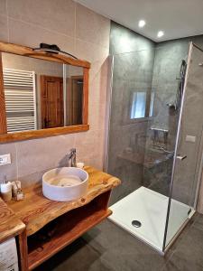 Koupelna v ubytování Chalet Nontiscordardime