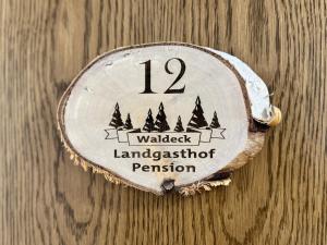 Certifikát, hodnocení, plakát nebo jiný dokument vystavený v ubytování Landgasthof & Hotel Waldeck