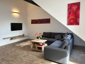 TV a/nebo společenská místnost v ubytování Apartmán X28