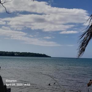 a view of a large body of water at Beach view tent in Port Antonio