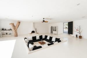 Posezení v ubytování NEST Baja
