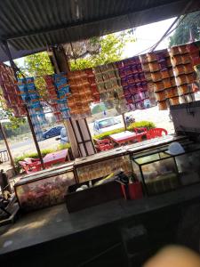 a view of a market with many different types of food at Triveni hotel & restaurant natawala Shahpura in Shāhpura