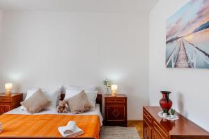 Postel nebo postele na pokoji v ubytování Apartment Floreani