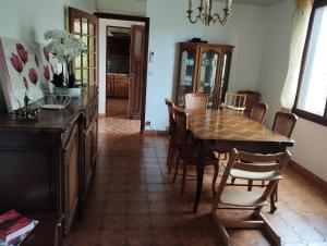 Posezení v ubytování Comme chez Mamies