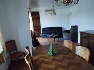 Posezení v ubytování Comme chez Mamies