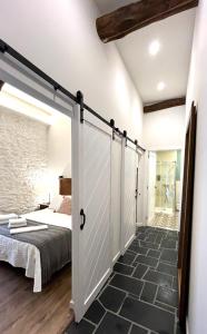 Postel nebo postele na pokoji v ubytování Apartamentos Minas de Silvarosa