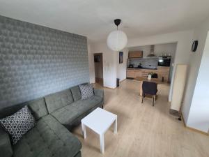 Kjøkken eller kjøkkenkrok på Apartment West