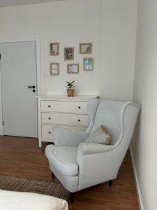Część wypoczynkowa w obiekcie Apartament w kamienicy Gdynia
