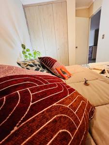 Postel nebo postele na pokoji v ubytování Hostal SaraTierra