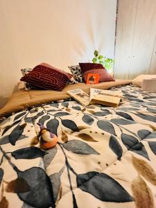 Postel nebo postele na pokoji v ubytování Hostal SaraTierra