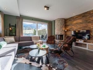 Posezení v ubytování Chalet Schneelöwe XL