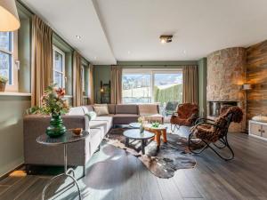 Posezení v ubytování Chalet Schneelöwe XL