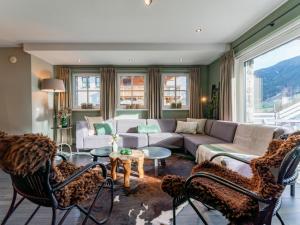 Posezení v ubytování Chalet Schneelöwe XL