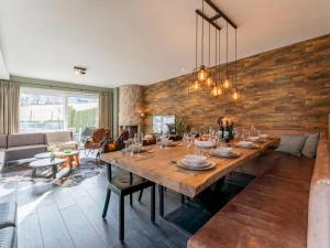 Posezení v ubytování Chalet Schneelöwe XL
