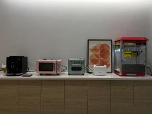 Η κουζίνα ή μικρή κουζίνα στο Yoshi Hotel - Tainan Sinmei Branch