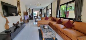 Μια τηλεόραση ή/και κέντρο ψυχαγωγίας στο Sila Thai Pool Villa