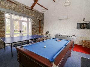 Biliár nebo kulečník v ubytování Carreg Cennen Cottage