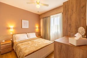 Posteľ alebo postele v izbe v ubytovaní Paradisio Baby & Kinder Hotel