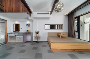 Moganshan Yucun Xiaozhu Garden B&B廚房或簡易廚房