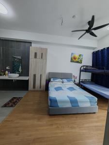 Postel nebo postele na pokoji v ubytování ASTORIA AMPANG, 6Pax - Near KLCC, ZooNegara, AmpangPoint Mall
