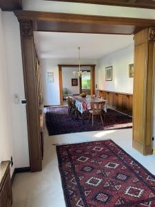 Ruang duduk di Ferienhaus Goethe