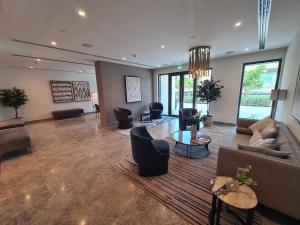 Posezení v ubytování SUNRISE HOMES - New Luxury Flat next to Dubai Mall & Fountains