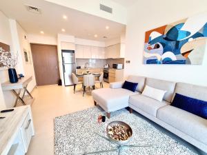 Posezení v ubytování SUNRISE HOMES - New Luxury Flat next to Dubai Mall & Fountains