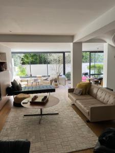 Χώρος καθιστικού στο Hotel particulier Montrouge -limitrophe Paris