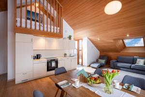 Kuchyňa alebo kuchynka v ubytovaní Appartement Hochsitz