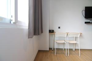 TV a/nebo společenská místnost v ubytování Taipei Sunny Hostel