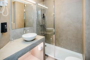 Koupelna v ubytování Hotel Corsendonk Viane