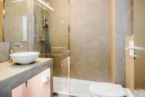 Koupelna v ubytování Hotel Corsendonk Viane