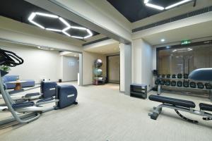Fitness centrum a/nebo fitness zařízení v ubytování Mercure Qidong Downtown