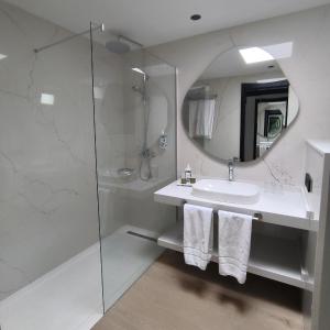 Koupelna v ubytování Hotel Las Costas