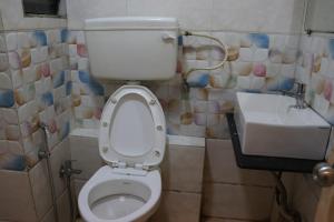 Koupelna v ubytování Hotel Anuha
