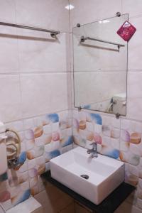 Koupelna v ubytování Hotel Anuha