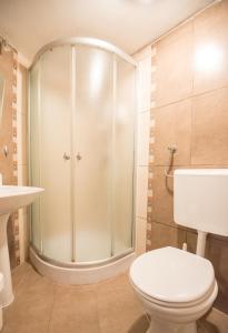 Koupelna v ubytování Hotel Rendez Vous