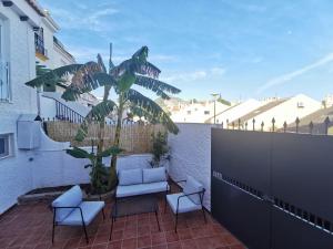 Balkón alebo terasa v ubytovaní La Platanera de Málaga