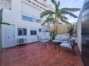 Balkón alebo terasa v ubytovaní La Platanera de Málaga