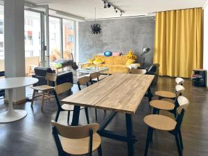 Posezení v ubytování Heart of Gold Hostel Berlin