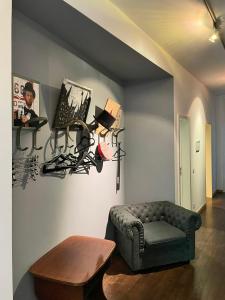 Posezení v ubytování Heart of Gold Hostel Berlin