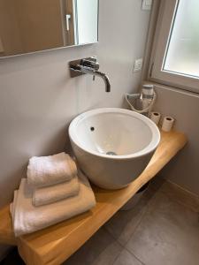 Koupelna v ubytování B&B Relax Rooms - Villa Murari Brà