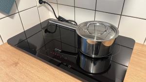 a blender sitting on top of a counter at 1-bedroom villa apartment in CPH in Gentofte