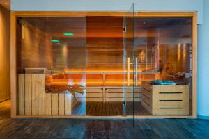 Koupelna v ubytování Hotel Formula Int. & Puravita SPA