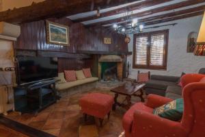 Posezení v ubytování Mas Cordonets