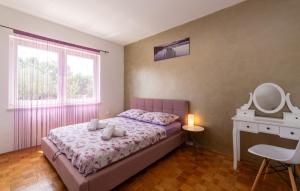 Posteľ alebo postele v izbe v ubytovaní Pet Friendly Home In Pridraga With Wifi