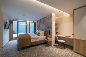 Postel nebo postele na pokoji v ubytování Ohles Lifestyle Guesthouse