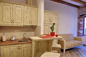 Dapur atau dapur kecil di Apartments Kotor Old Town